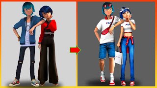 Miraculous:Luka And Kagami Glow Up  Miraculous Transformation
