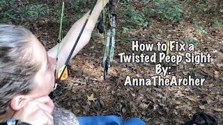 How to Fix a Twisted Peep Sight