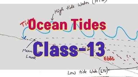 Ocean Tides II Class-13 II Oceanography Classes II NTA UGC NET, RPSC, UP, MP Assistant Professor II