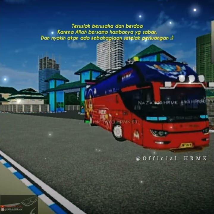 Story WA Bussid.|| Sholawat Bikin Hati Adem Musik HUWANNUR  By, Ai Khodijah
