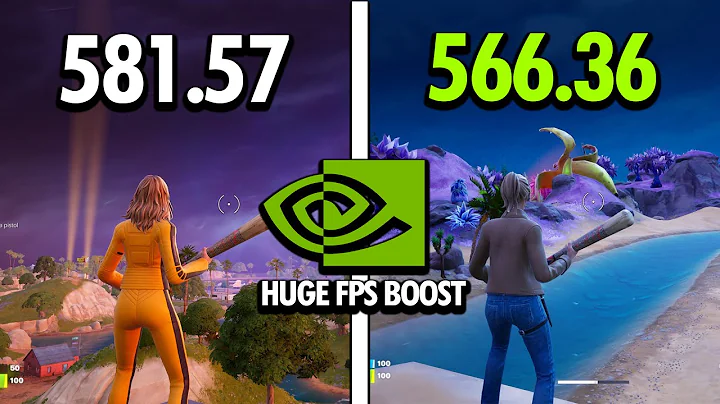 BEST NVIDIA Driver for Fortnite – 581.57 vs 566.36 Comparison