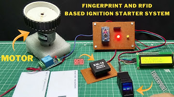 Fingerprint and RFID Based Ignition System Using Arduino Pro-Mini | R-307 Fingerprint Sensor