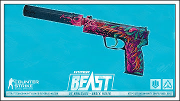 USP-S HYPER BEAST SKIN in Counter strike! - The CSGO Hyper beast collection