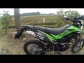 Check Sound Knalpot Racing Creampie jogja Di Kawasaki KLX D treaker 150 Review
