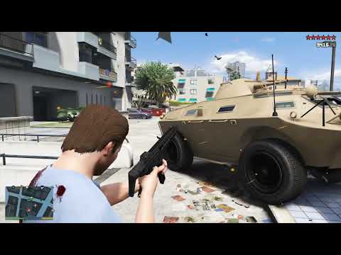 GTA 5 - Gym Massacre + Ten Star Escape