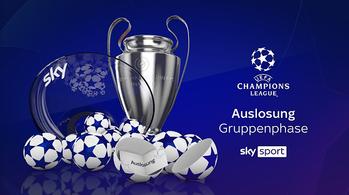 Auslosung der UEFA Champions League - Gruppenphase 2020/21 #UCL