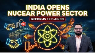 India Opens Up Nuclear Power Sector | New Govt Amendment Explained | UPSC Economy & Polity