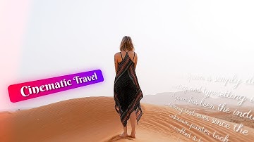 Cinematic Travel Slideshow (After Effects Template)