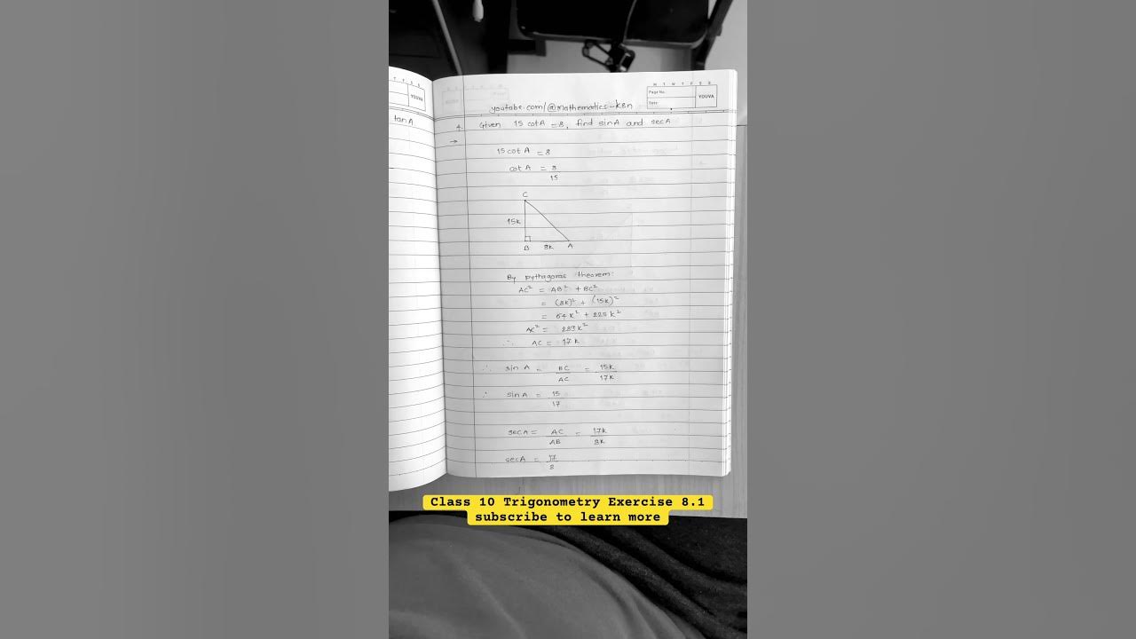 Batch 2025 class 10 trigonometry exercise 8 1 part 4 youtube
