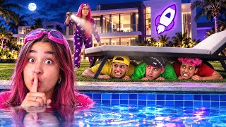 3 AM POOL PARTY *Something scary happened… screenshot 3