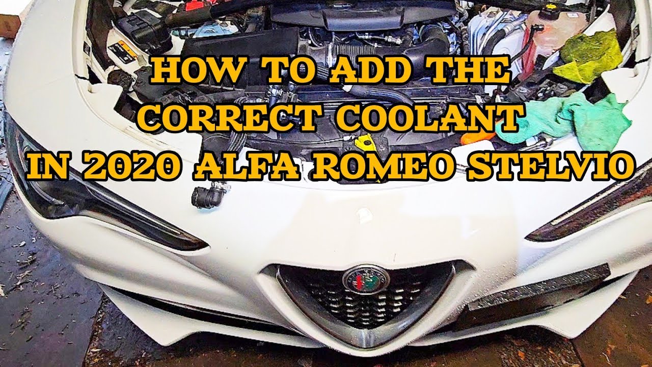 What type of Coolant use In 2019 Alfa Romeo Stelvio YouTube
