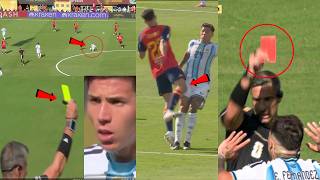 🚨 RED CARD SCANDAL?! Was Enzo Fernández REALLY Sent Off Fairly? 😱 | Argentina vs Spain Final 2026