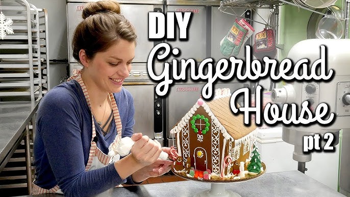 The EASIEST Gingerbread House Recipe - Thistlewood Farm