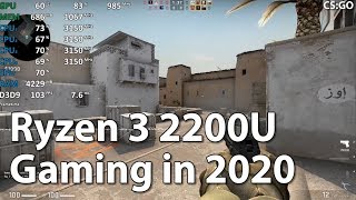 Gaming on AMD Ryzen 3 2200U Vega 3 in 2020 in 10 Games. Part 1