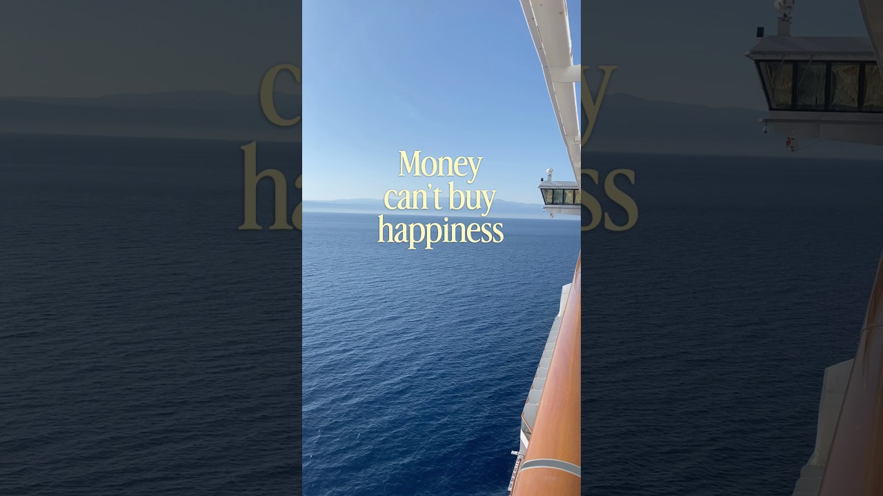 Money Can’t Buy Happiness… But It Can Buy Cruises! 🚢😂 #cruise #happiness #travel