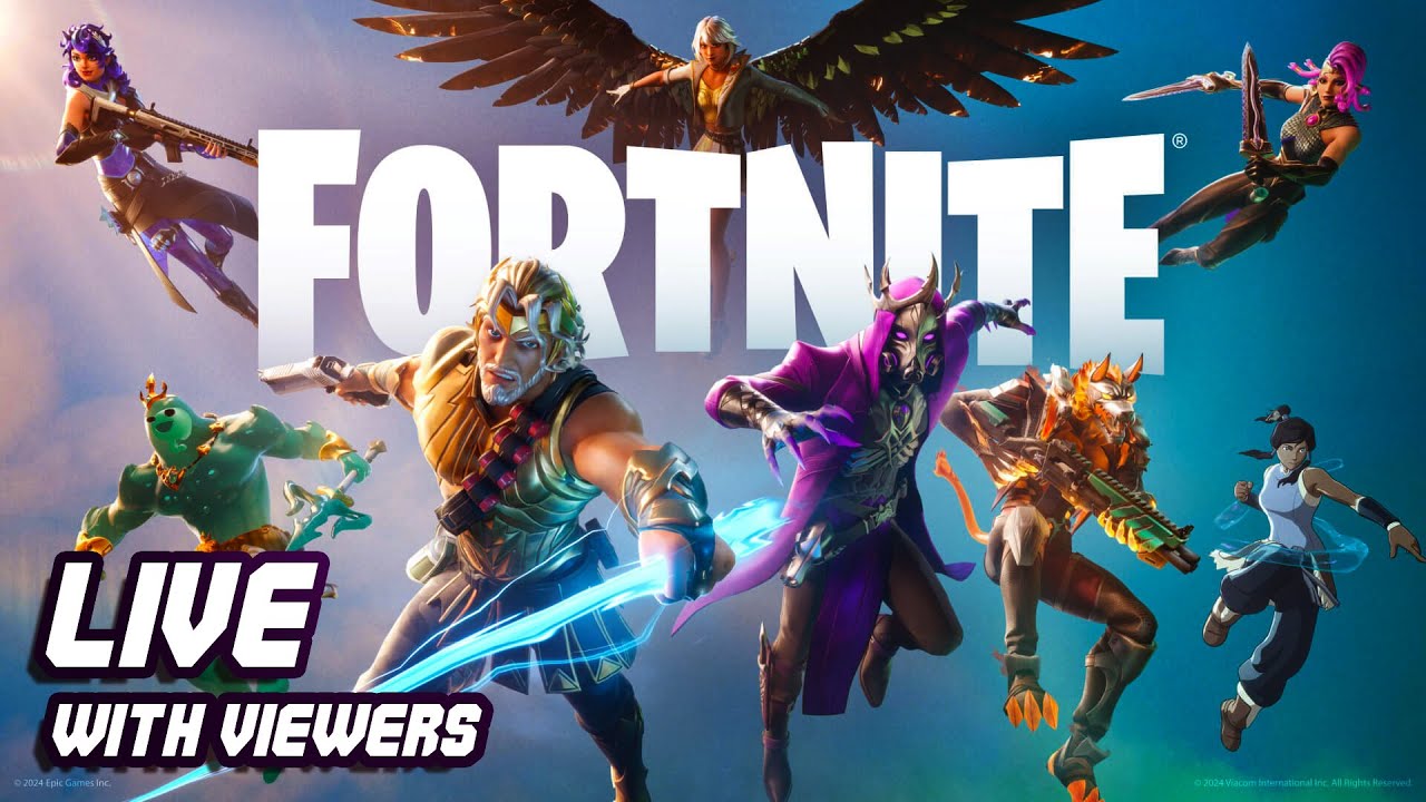 Fortnite NEW SEASON LIVE 🔴 (Play With US!!) - YouTube