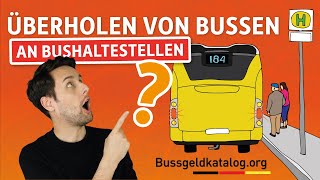 Bus Überholen Mit Warnblinklicht Und Ohne - Welche Regeln Gelten? - Bussgeldkatalog