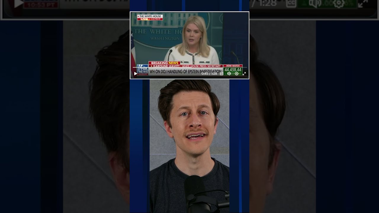 Karoline Leavitt Melts Down Over Epstein Hoax Shorts