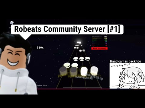 Roblox Robeats Community Server 1 With Hand Cam Youtube - roblox robeats community server