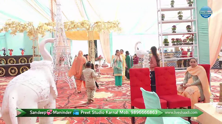 Sandeep💞Maninder Wedding By: Preet Studio Karnal Mob. 9896666863