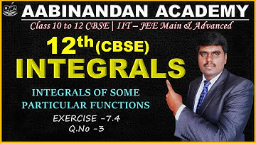 Exercise 7.4 Q.No 3 | Integrals class 12 maths in tamil | Ch 7 NCERT Solution class 12 Maths