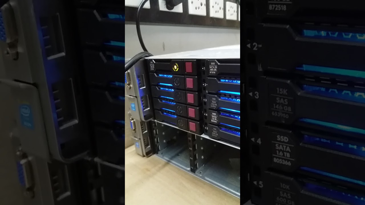 How to Create RAID On Hp proliant DL380p Gen8 Server, YouTube