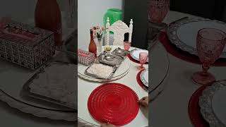 Level up eating experience it is our family bonding moment.  #tablesetting #tabledecoration