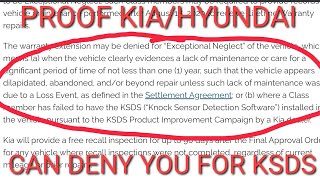 PROOF KIA & HYUNDAI CAN DENY YOUR ENGINE REPLACEMENT FOR NOT HAVING THE KSDS INSTALLED #kia #hyundai