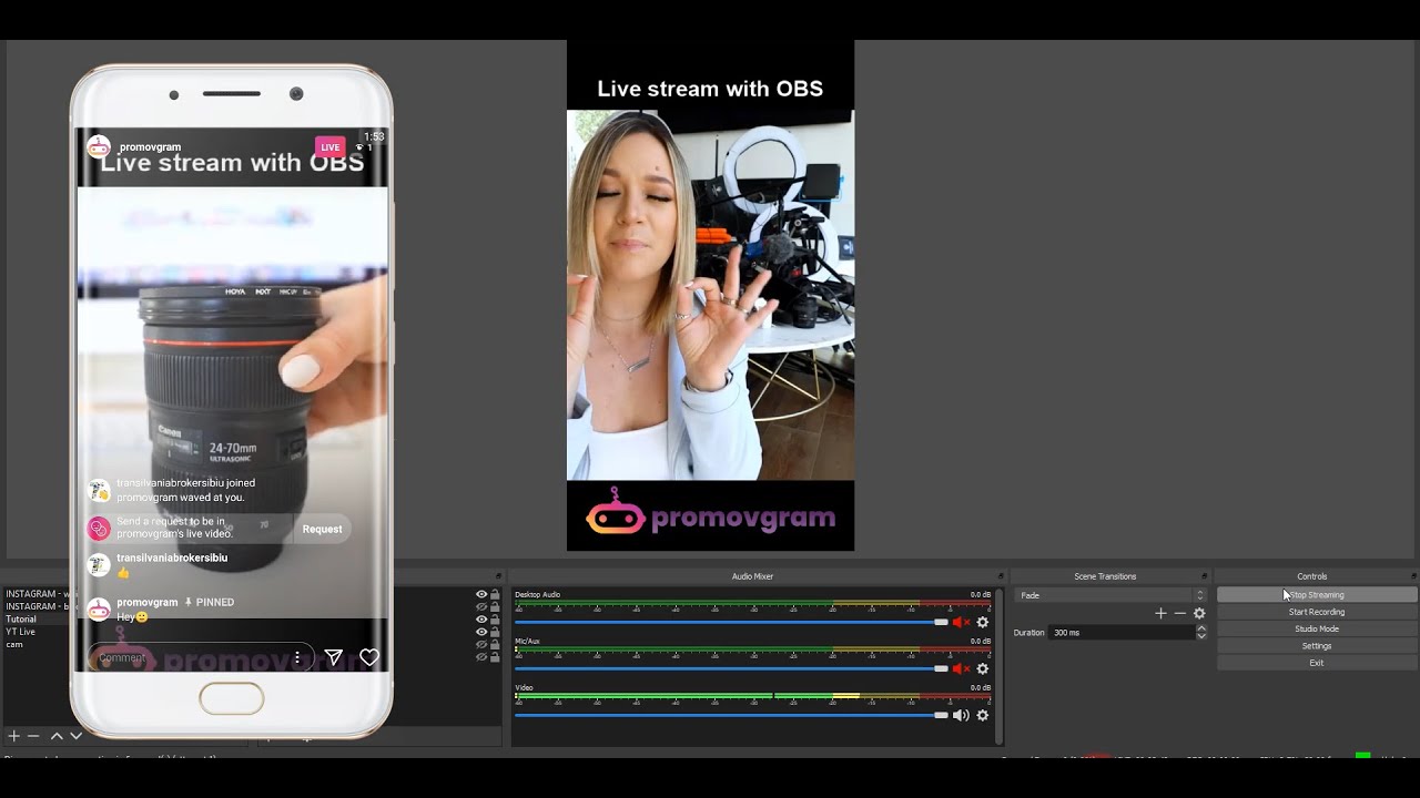 How to live stream on Instagram with OBS Studio - NEW METHOD 2020