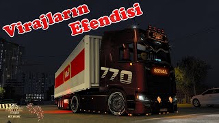 Yeni Scanianın Gücünü Gece Test Ettim Zorlu Virajlar & West Balkans Ets2