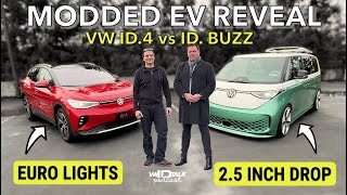 Modding the VW ID. Buzz & ID.4! Lowered, Euro Lights & More (Updated)