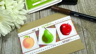 Not2Shabby DT Project | Sunny Studio Stamps Fruit Cocktail Stamp Layering Set