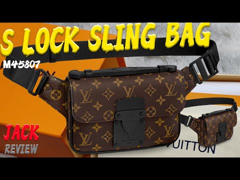 My first Louis Vuitton S Lock Messenger Bag Unboxing