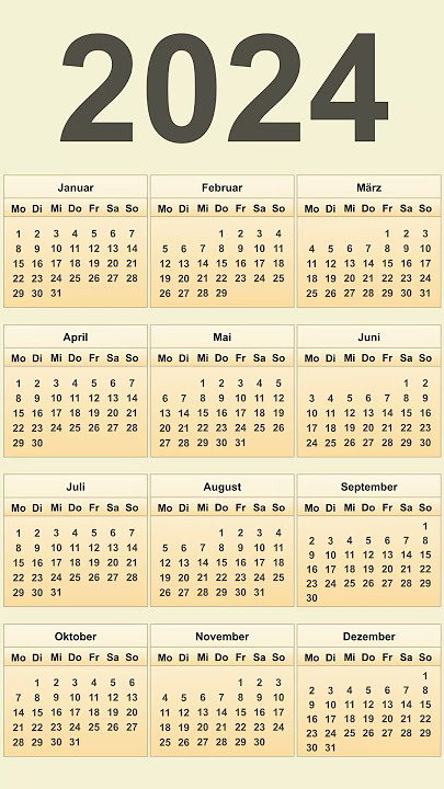 Kalender 2024