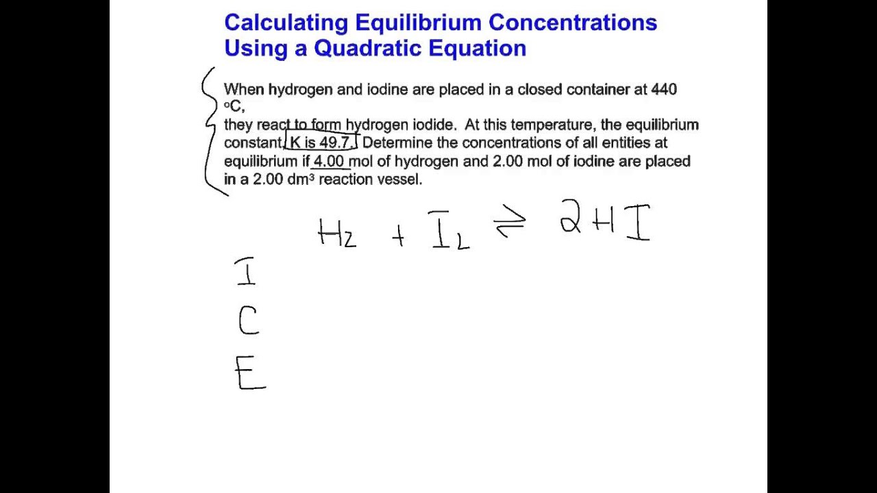 Solving Equilibrium Problems - YouTube