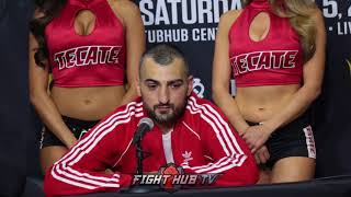 VANES MARTIROSYAN "I SEE WHY CANELO WAS EATING THE MEAT" VANES MARTIROSYAN "I SEE WHY CANELO WAS EATING THE MEAT"