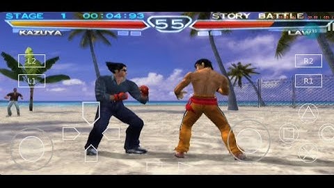 Aethersx2 test Tekken 4 samsung galaxy a03 ps2 android gameplay