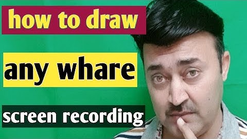 draw on mobile screen | make educational video | draw on presentation and record video