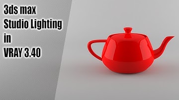3DS MaX 2016 Studio Lighting Vray TUTORIAL