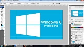 How To Create Windows 8 Logo In Photoshop C3