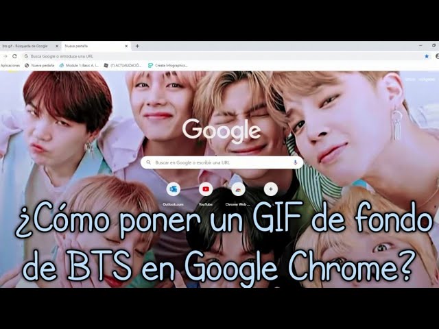 Cómo poner un GIf de BTS en Google Chrome? / Michi & Ali - thptnganamst.edu.vn
