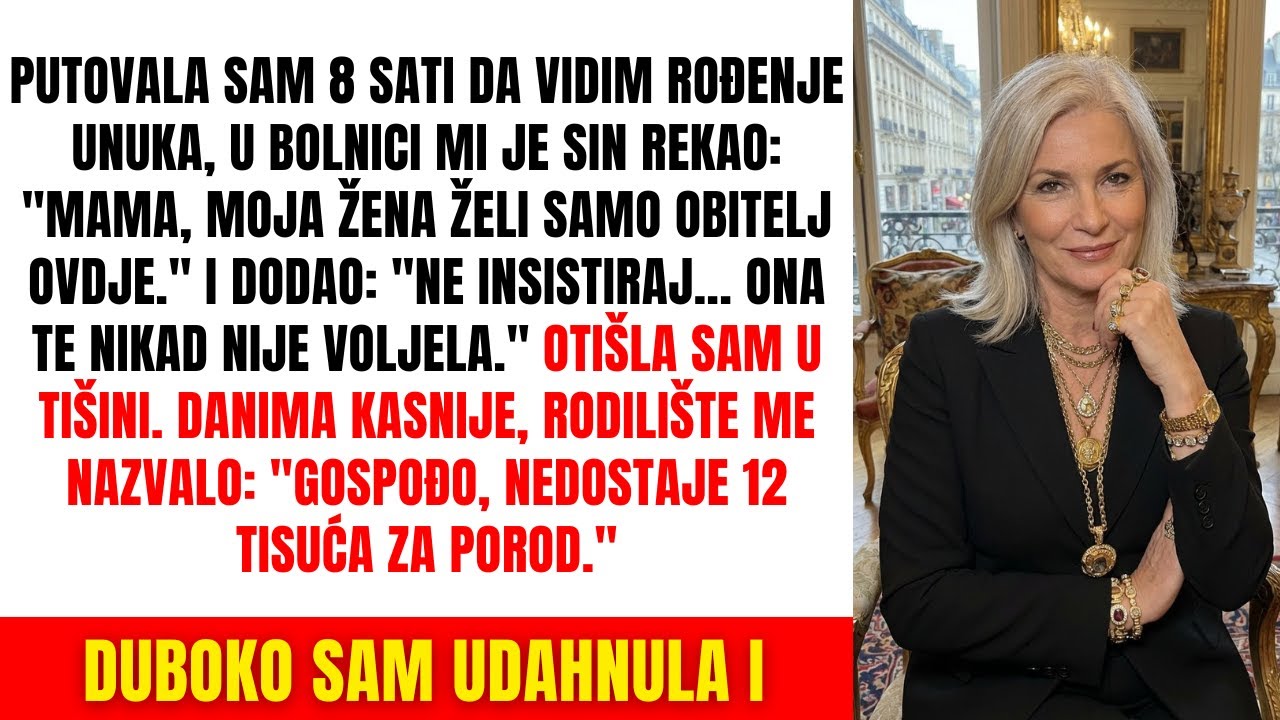 Sin me izbacio iz bolnice za vrijeme rođenja unuka: 