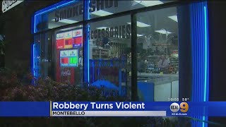 Robbery Turns Violent In Montebello