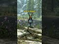This Skyrim NPC is HILARIOUSLY weak #gaming #skyrim #shorts