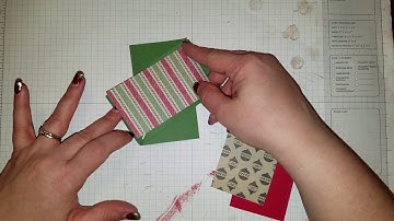 Twisted Gate Fold card using Stampin Up products