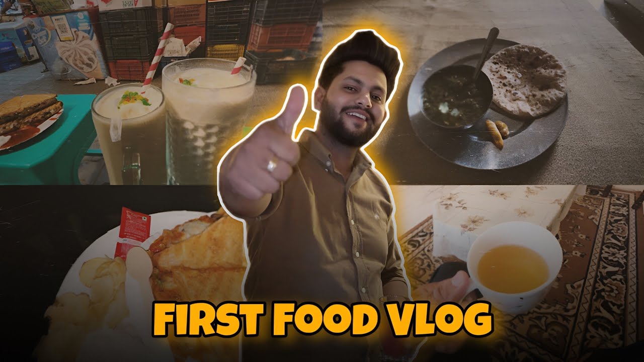 First Food Vlog 😍