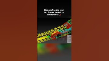 Simulation projects we live for! 🤩🏎️#simulation #aerodynamics