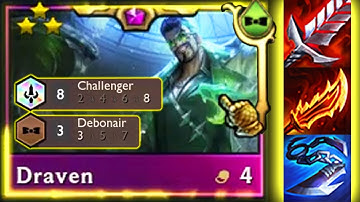8 CHALLENGER  | VIP DRAVEN 3 STAR ⭐⭐⭐ | TFT Set 6.5