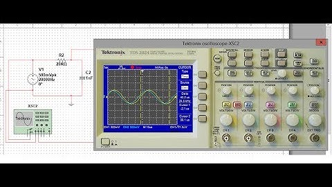 RC Circuit: Measuring voltage and phase difference using oscilloscope