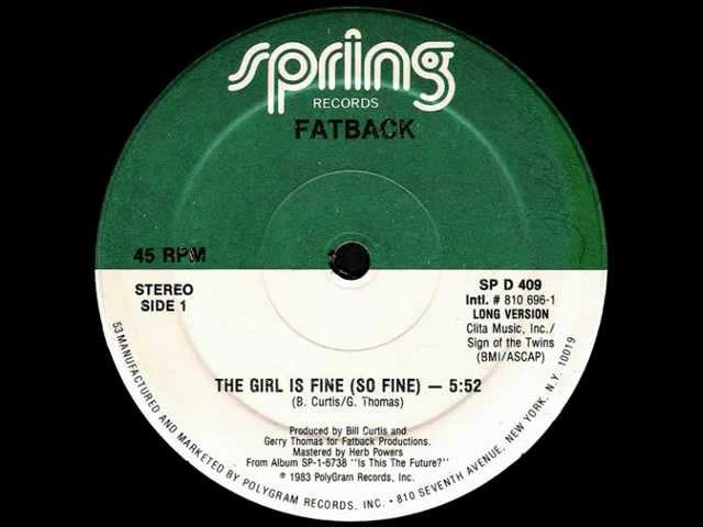 The Fatback Band - The Girl Is Fine